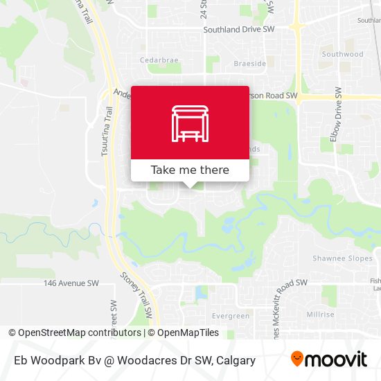 Eb Woodpark Bv @ Woodacres Dr SW map