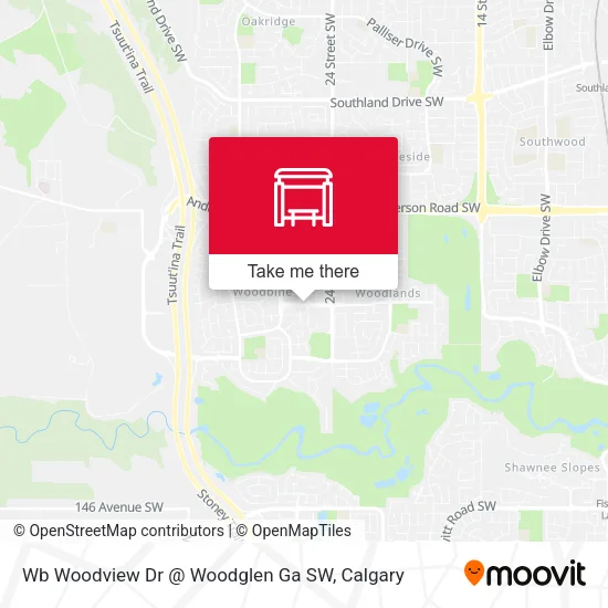 Wb Woodview Dr @ Woodglen Ga SW map