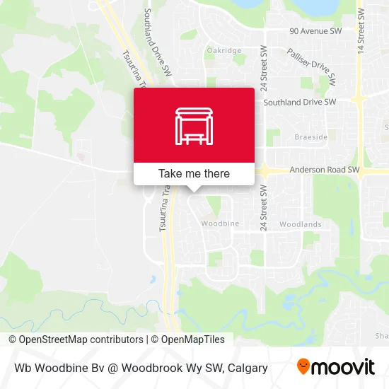 Wb Woodbine Bv @ Woodbrook Wy SW map