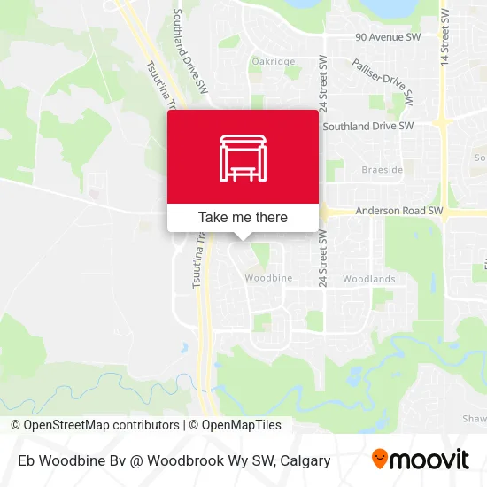 Eb Woodbine Bv @ Woodbrook Wy SW map