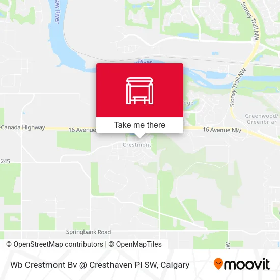 Wb Crestmont Bv @ Cresthaven Pl SW map