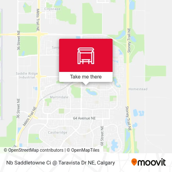 Nb Saddletowne Ci @ Taravista Dr NE map