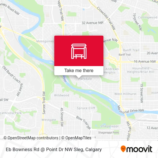 Eb Bowness Rd @ Point Dr NW Sleg map