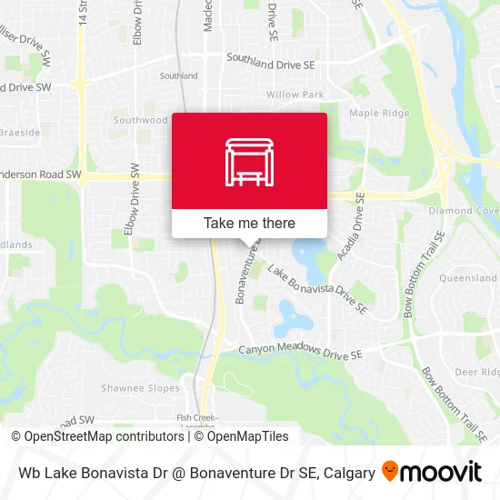 Wb Lake Bonavista Dr @ Bonaventure Dr SE map