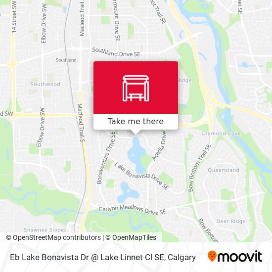Eb Lake Bonavista Dr @ Lake Linnet Cl SE map