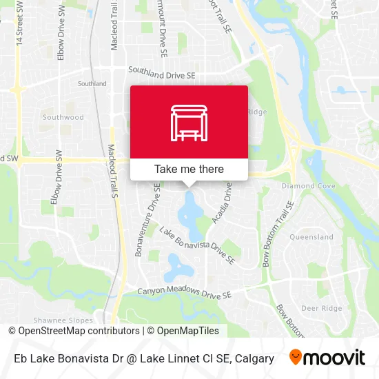 Eb Lake Bonavista Dr @ Lake Linnet Cl SE map