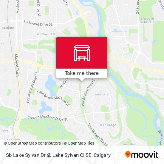 Sb Lake Sylvan Dr @ Lake Sylvan Cl SE map
