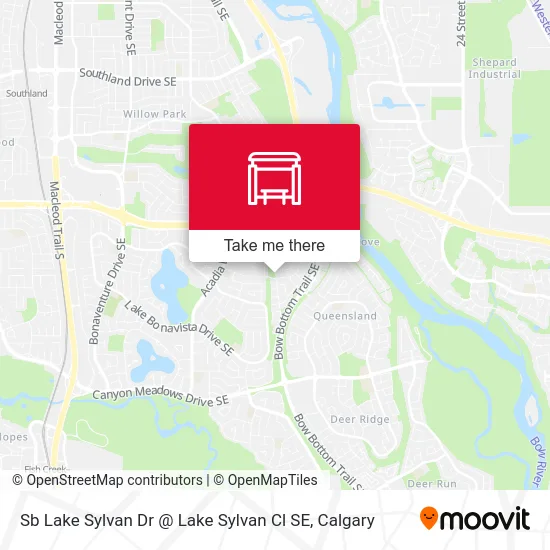 Sb Lake Sylvan Dr @ Lake Sylvan Cl SE map