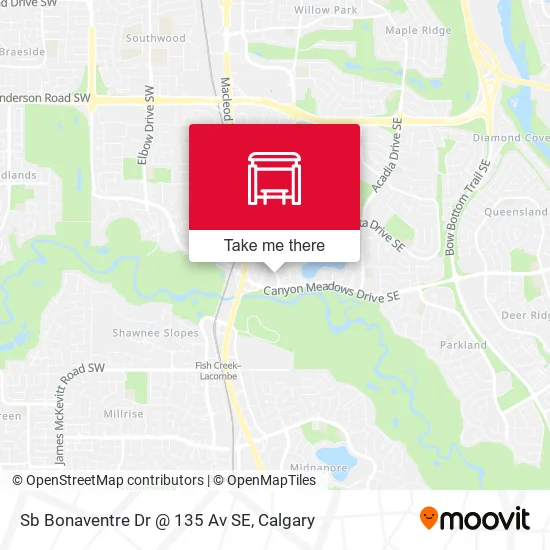 Sb Bonaventre Dr @ 135 Av SE map