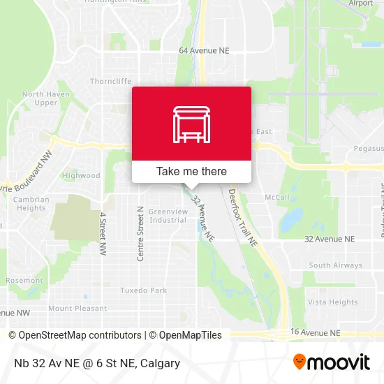 Nb 32 Av NE @ 6 St NE map