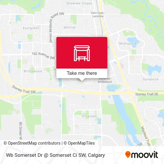 Wb Somerset Dr @ Somerset Ci SW map