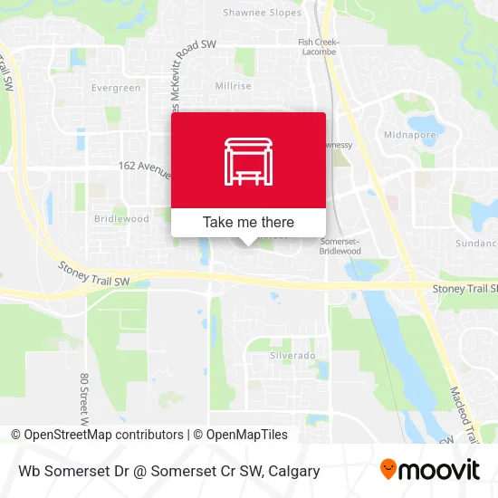 Wb Somerset Dr @ Somerset Cr SW map