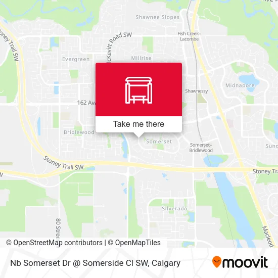 Nb Somerset Dr @ Somerside  Cl SW map