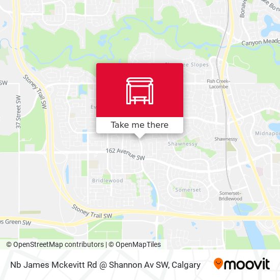 Nb James Mckevitt Rd @ Shannon Av SW map
