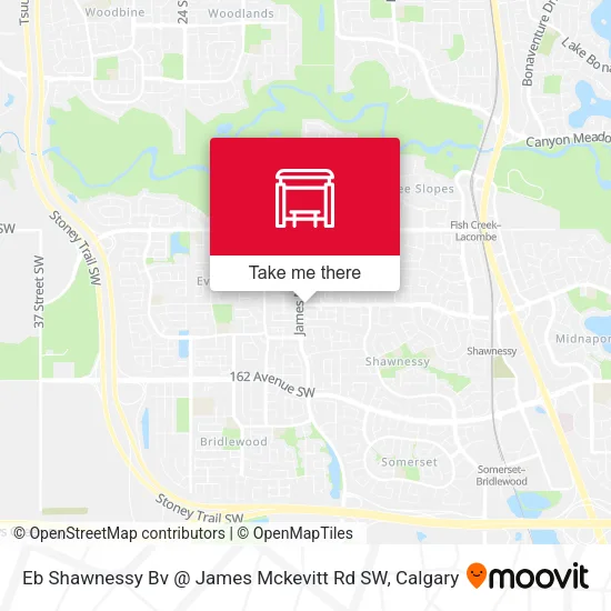 Eb Shawnessy Bv @ James Mckevitt Rd SW map