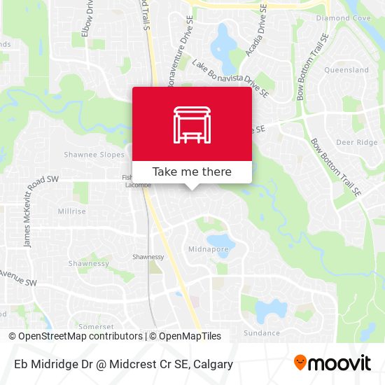 Eb Midridge Dr @ Midcrest Cr SE map