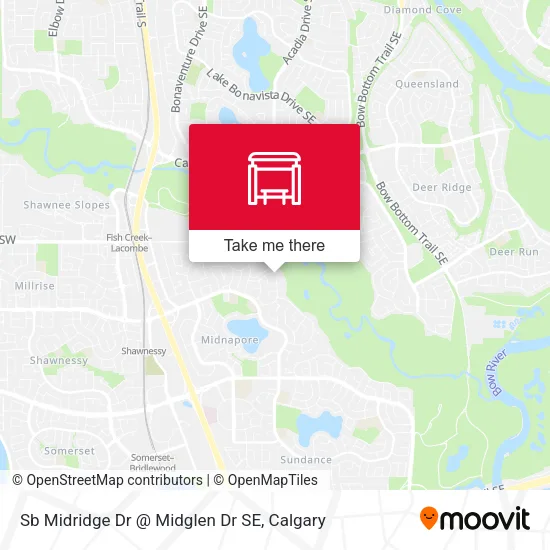 Sb Midridge Dr @ Midglen Dr SE map