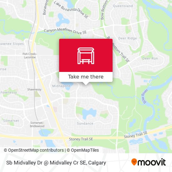 Sb Midvalley Dr @ Midvalley Cr SE plan