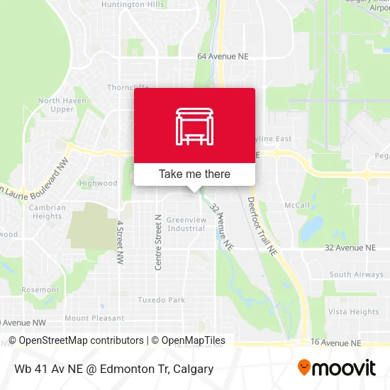 Wb 41 Av NE @ Edmonton Tr plan