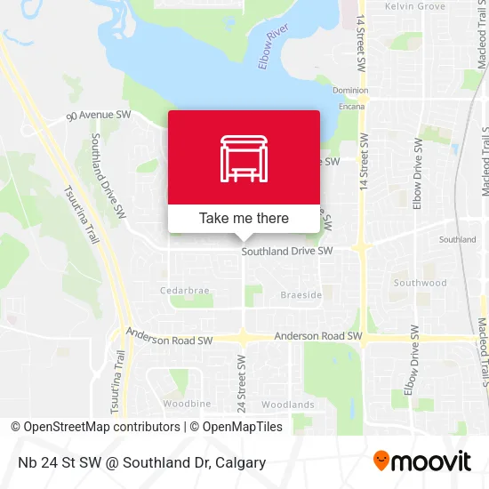 Nb 24 St SW @ Southland Dr map