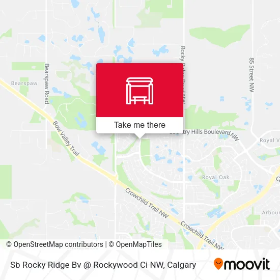 Sb Rocky Ridge Bv @ Rockywood Ci NW map