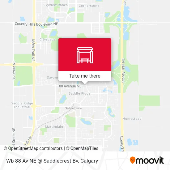 Wb 88 Av NE @ Saddlecrest Bv plan