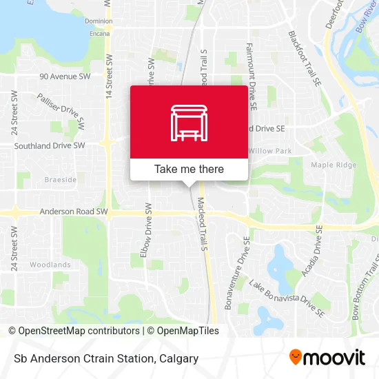 Sb Anderson Ctrain Station plan