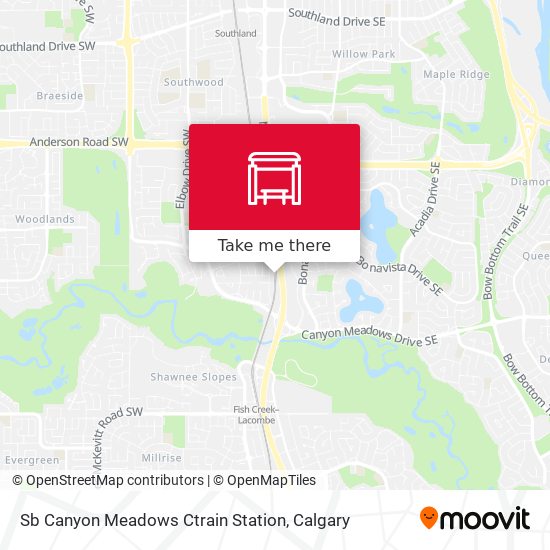 Sb Canyon Meadows Ctrain Station plan