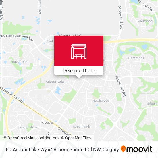 Eb Arbour Lake Wy @ Arbour Summit Cl NW map