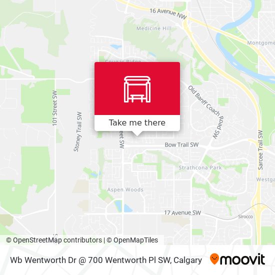 Wb Wentworth Dr @ 700 Wentworth Pl SW map