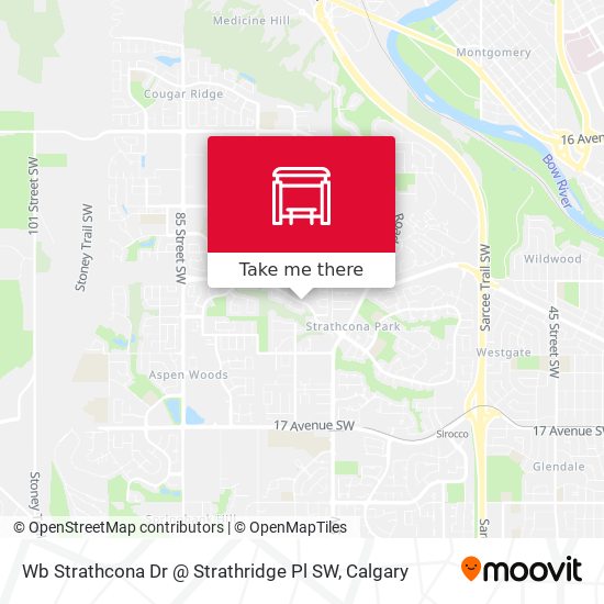 Wb Strathcona Dr @ Strathridge Pl SW map