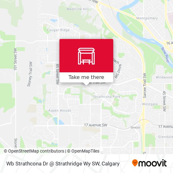 Wb Strathcona Dr @ Strathridge Wy SW map
