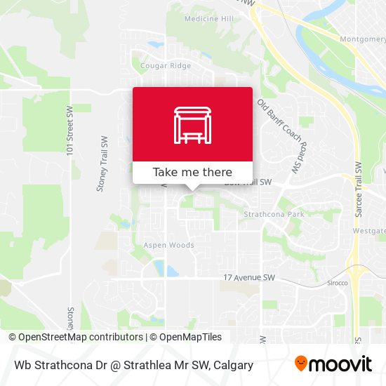 Wb Strathcona Dr @ Strathlea Mr SW map