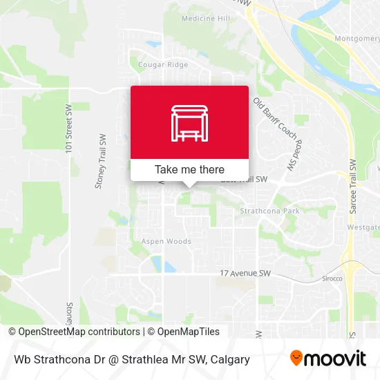 Wb Strathcona Dr @ Strathlea Mr SW map