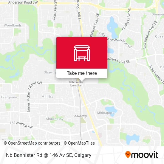 Nb Bannister Rd @ 146 Av SE map