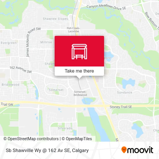 Sb Shawville Wy @ 162 Av SE map