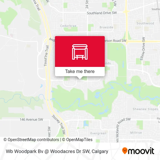 Wb Woodpark Bv @ Woodacres Dr SW map