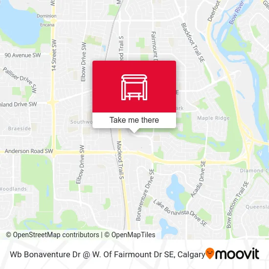 Wb Bonaventure Dr @ W. Of Fairmount Dr SE map