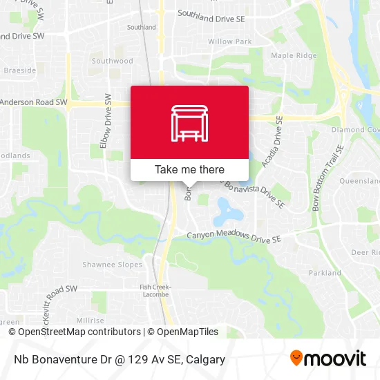 Nb Bonaventure Dr @ 129 Av SE map