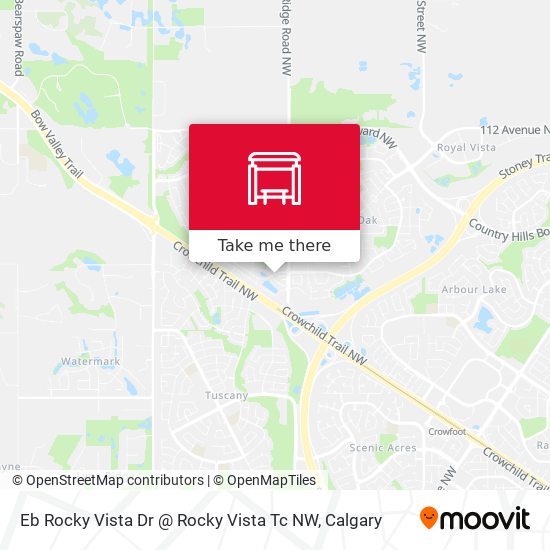 Eb Rocky Vista Dr @ Rocky Vista Tc NW map