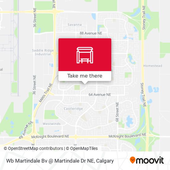 Wb Martindale Bv @ Martindale Dr NE map