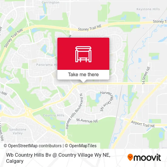 Wb Country Hills Bv @ Country Village Wy NE map