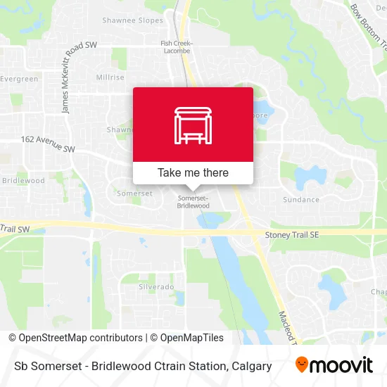 Sb Somerset - Bridlewood Ctrain Station map