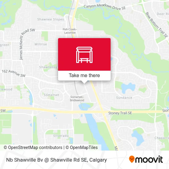 Nb Shawville Bv @ Shawville Rd SE map