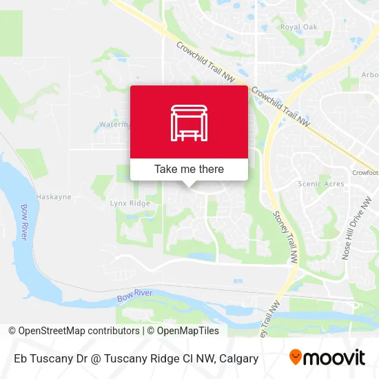 Eb Tuscany Dr @ Tuscany Ridge Cl NW map
