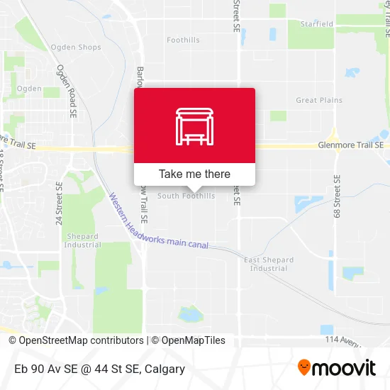 Eb 90 Av SE @ 44 St SE map