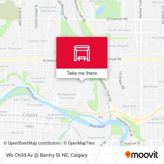Wb Child Av @ Bantry St NE map