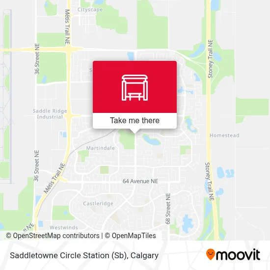Saddletowne Circle Station (Sb) map
