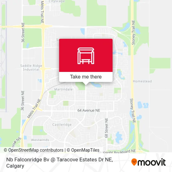 Nb Falconridge Bv @ Taracove Estates Dr NE map