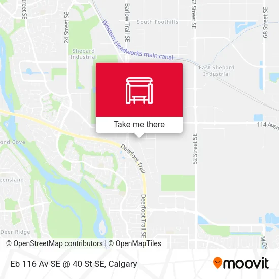 Eb 116 Av SE @ 40 St SE map